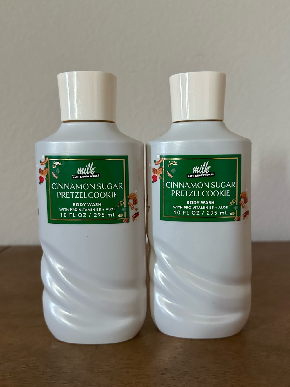 X2 Bath & Body Works Cinnamon Sugar Pretzel Cookie body wash NEW